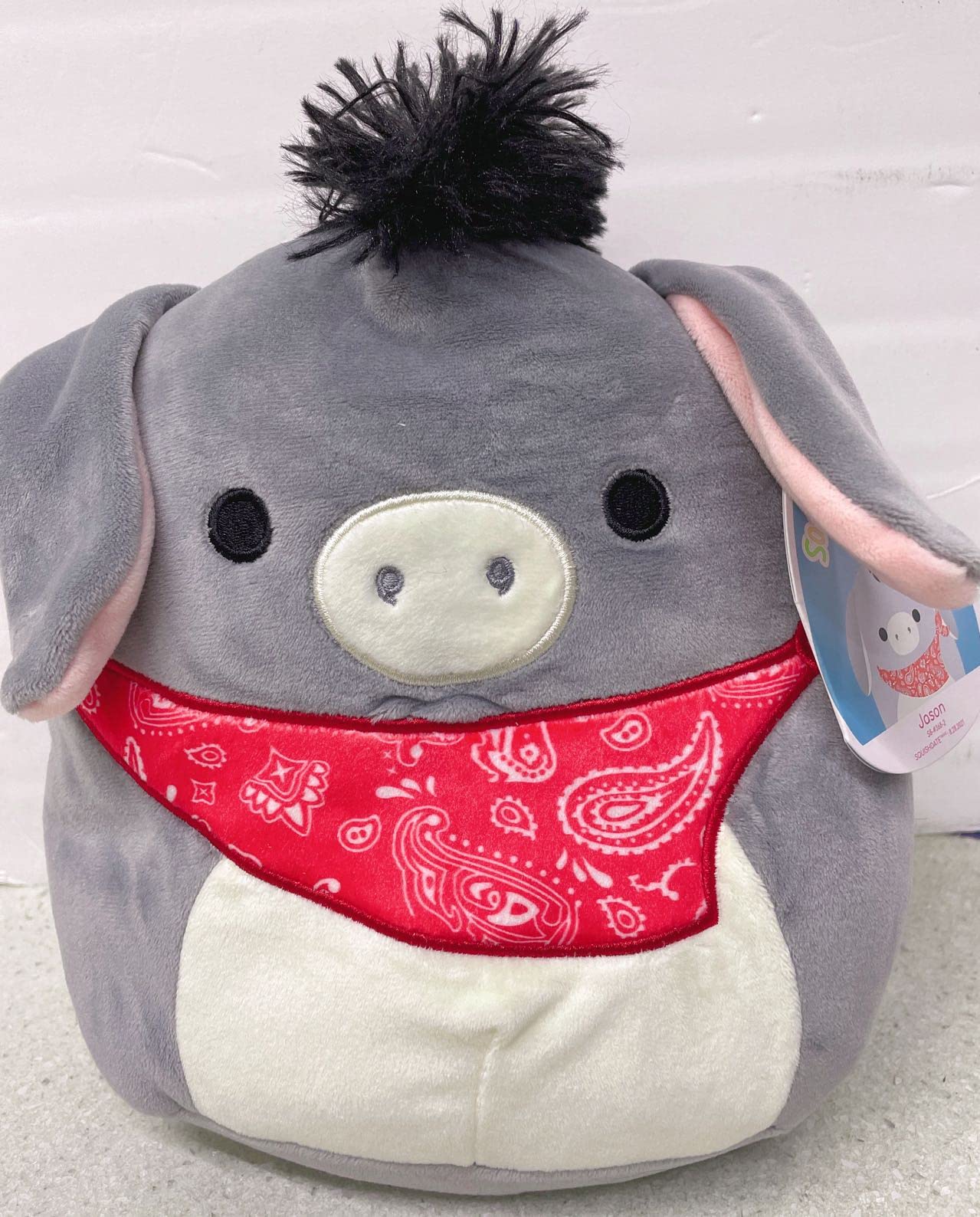 Squishmallows 8" Farm and Sealife Squad Stuffed Animal Plush Toy for Birthday (Jason Donkey)