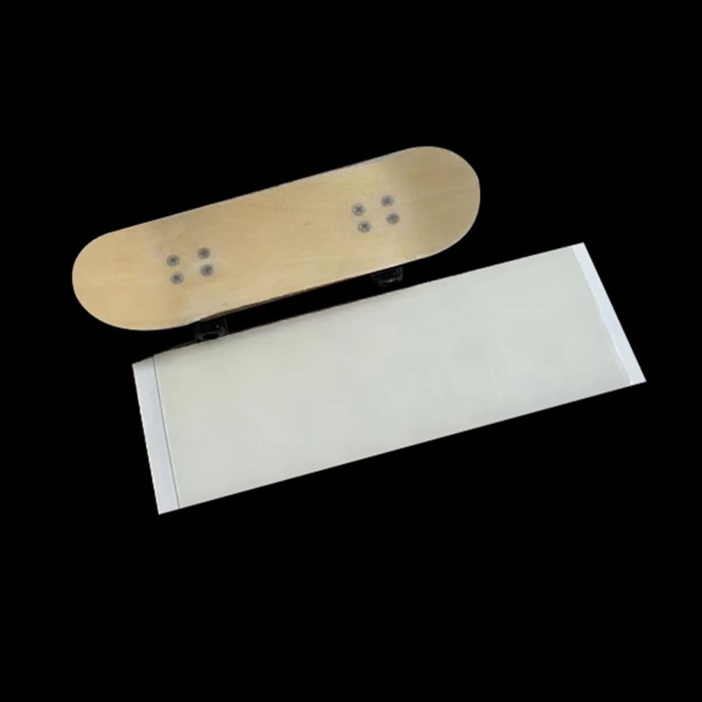 Gatuida Adhesive Fingerboard Foam Tape 10pcs Finger Skateboard Sticker Handle White Child Non-Slip Foam Major Finger Skateboard -Skid Tape