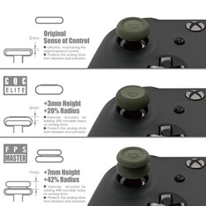 Thumb Grip Set Joystick Caps,3 Pairs Thumbstick Grips Controller Gamepad Analog Stick Cap for Xbox One for Xbox Series X/S (Black)