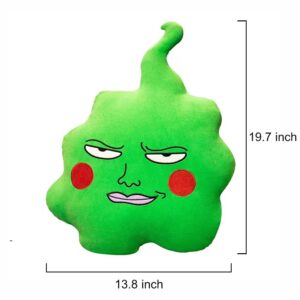 Douzeur 17.55 in Mob Psycho 100-Arataka Plush Green Dimple Elf Pillow Plush Toys Around as Festival Gift Accompany Children