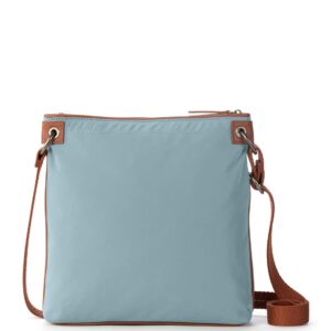 The Sak Esperato Flat Crossbody in Recycled Nylon, Denim