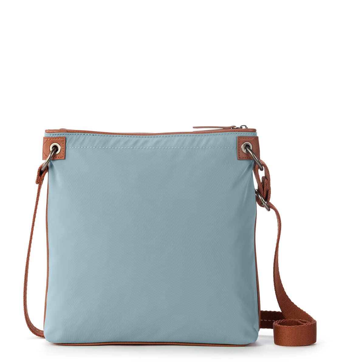 The Sak Esperato Flat Crossbody in Recycled Nylon, Denim