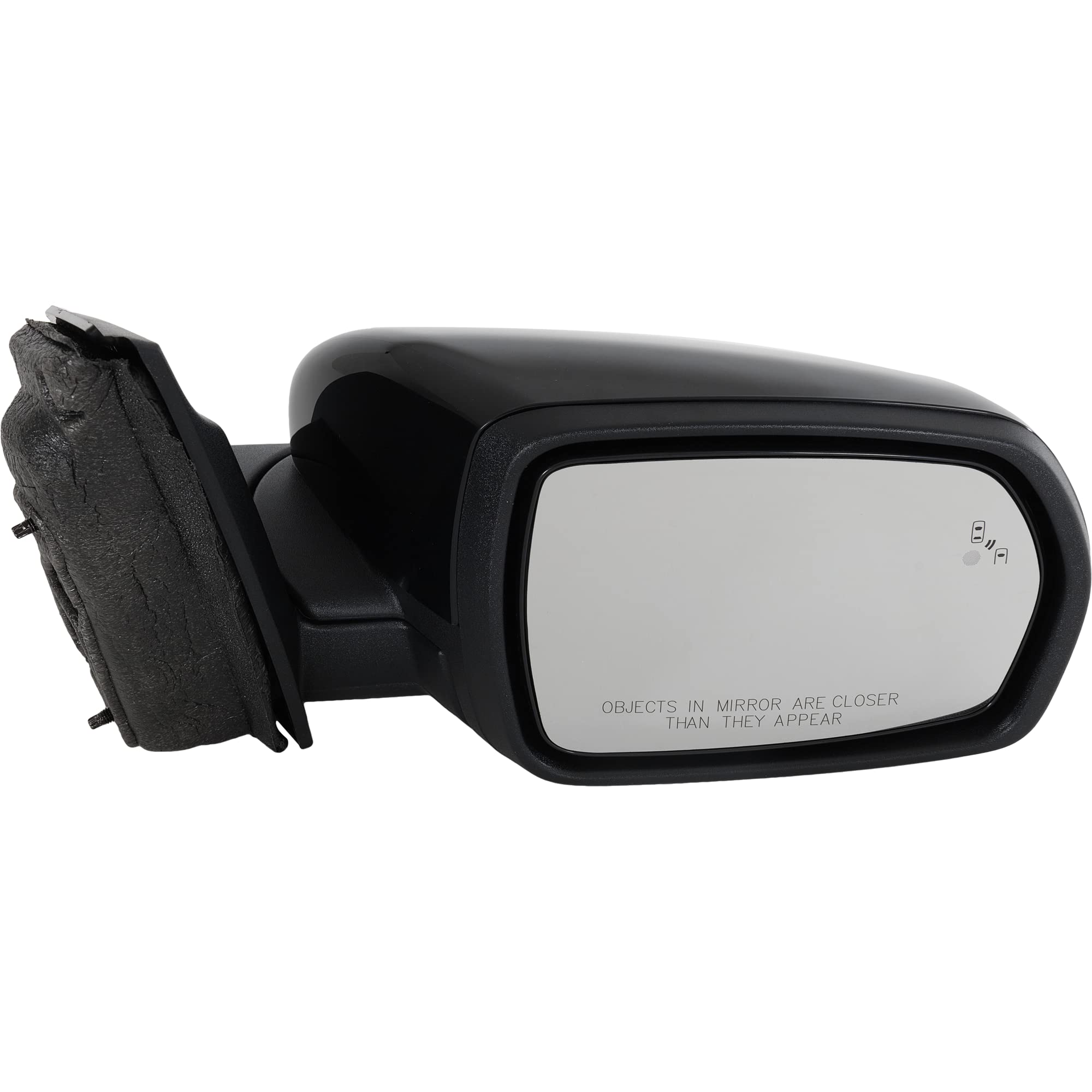 Kool Vue Passenger Side Power Heated Mirror for Ford Edge 2015-2023 With Signal Light, Blind Spot Light, Memory & Puddle Lamp Paintable Built From January 18 2017 & From May 3 2018