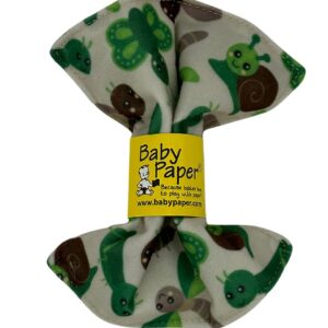 Baby Paper Original Crinkle Teether and Sensory Toy for Babies and Infants | Critters Print | Non-Toxic, Washable | Great for Baby Showers