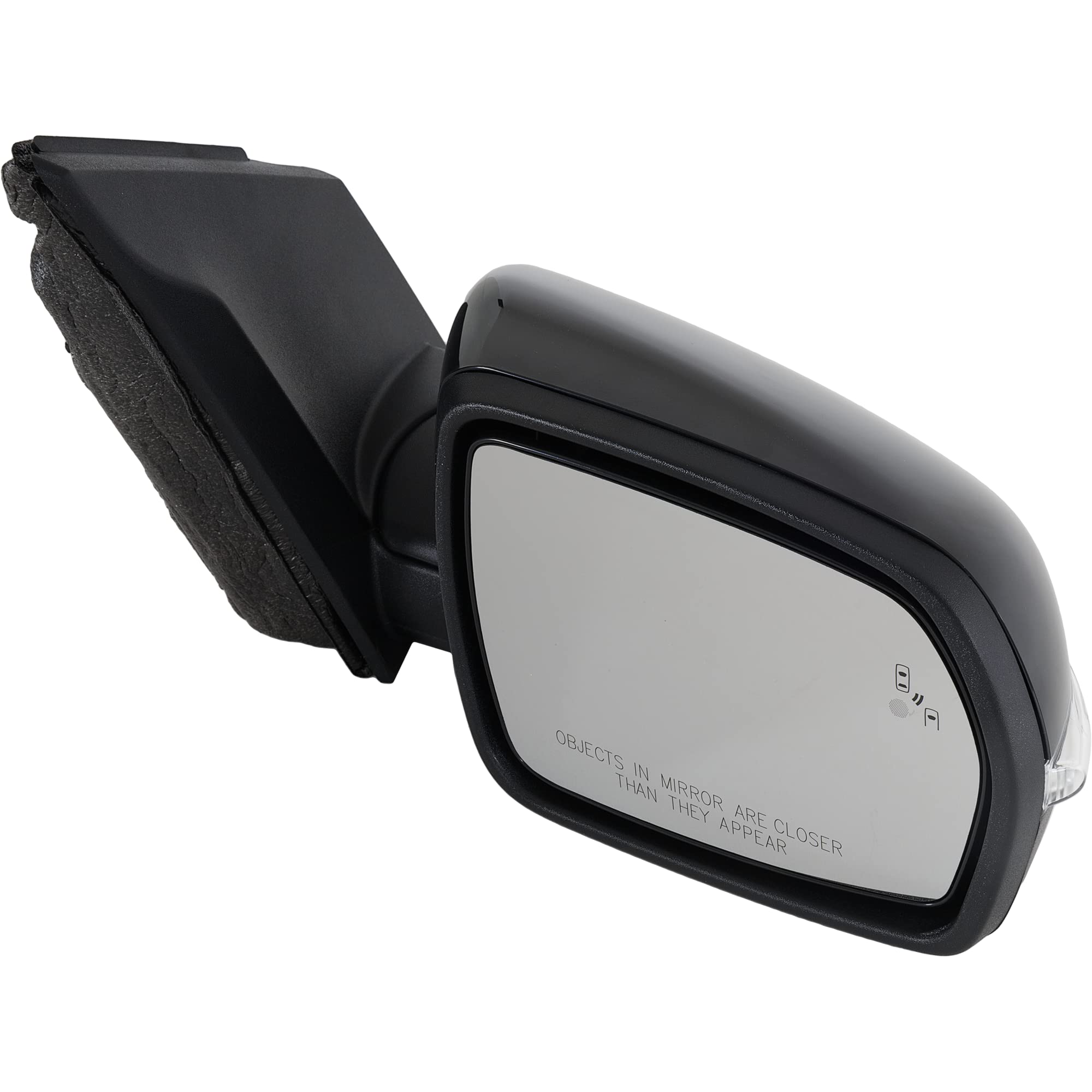 Kool Vue Passenger Side Power Heated Mirror for Ford Edge 2015-2023 With Signal Light, Blind Spot Light, Memory & Puddle Lamp Paintable Built From January 18 2017 & From May 3 2018