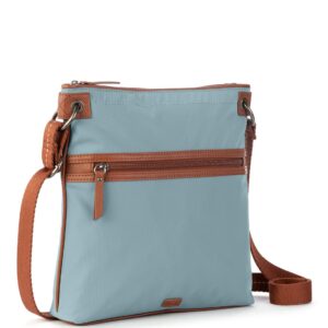 The Sak Esperato Flat Crossbody in Recycled Nylon, Denim