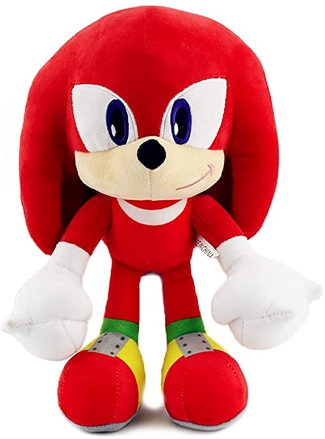 Moptrek hes Sonic 2 Plush Toy The Hedgehog Movie Sonic Plush Toys Knuckles Shadow Tails Plush Doll Toys Gifts for Boys and Girls (Knuckles)