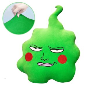 Douzeur 17.55 in Mob Psycho 100-Arataka Plush Green Dimple Elf Pillow Plush Toys Around as Festival Gift Accompany Children