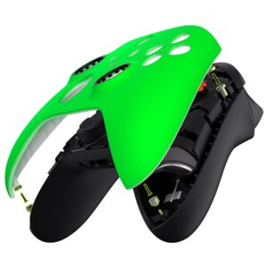 eXtremeRate FaceMag Magnetic Front Shell for Xbox Series X & S Controller, Neon Green Replacement Parts Accessores Soft Touch Grip Faceplate for Xbox Core Wireless Controller [Controller Excluded]