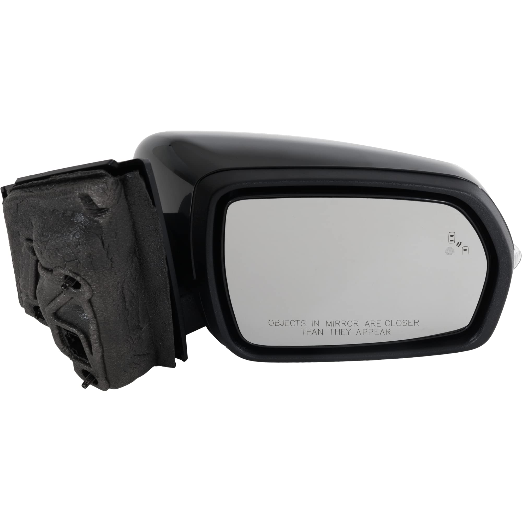 Kool Vue Passenger Side Power Heated Mirror for Ford Edge 2015-2023 With Signal Light, Blind Spot Light, Memory & Puddle Lamp Paintable Built From January 18 2017 & From May 3 2018