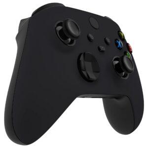 eXtremeRate FaceMag Magnetic Front Shell for Xbox Series X & S Controller, Black Replacement Parts Accessores Soft Touch Grip Cover Faceplate for Xbox Core Wireless Controller [Controller Excluded]