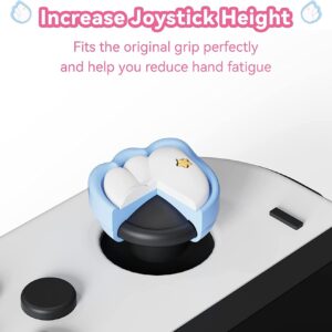 GeekShare Cute Silicone Joycon Thumb Grip Caps, Joystick Cover Compatible with Nintendo Switch/OLED/Switch Lite,4PCS - Little Wings