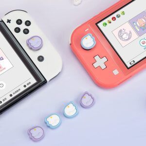 GeekShare Cute Silicone Joycon Thumb Grip Caps, Joystick Cover Compatible with Nintendo Switch/OLED/Switch Lite,4PCS - Little Wings