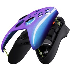 eXtremeRate FaceMag Magnetic Front Housing Shell for Xbox Series X & S Controller, Chameleon Purple Blue Replacement Parts Accessores Faceplate for Xbox Core Wireless Controller [Controller Excluded]