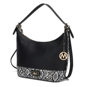 MKF Collection Shoulder Bag for Women, Vegan Leather Hobo Fashion Handbag Messenger Purse