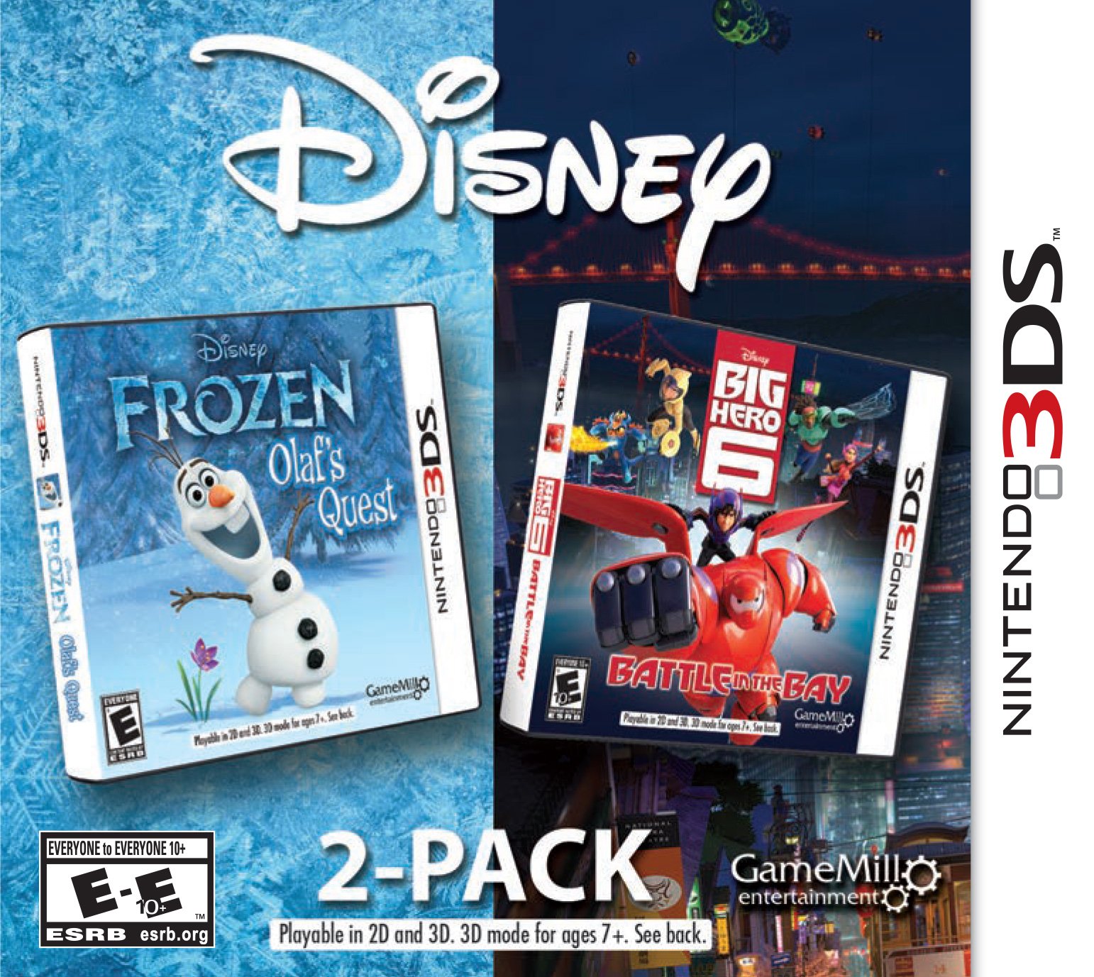 Disney Frozen & Big Hero 6 2 Pack - Nintendo 3DS (Renewed)