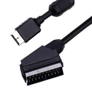 HTDYOO RGB SCART Cable compatible for PS1/2/3(3.28 Feet)