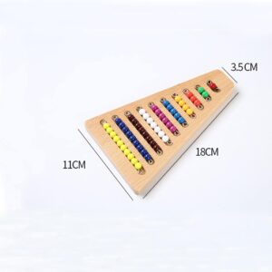 predolo Montessori Math Materials Colored Bead Stairs Early Preschool Learning