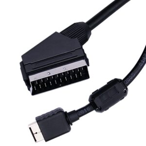 HTDYOO RGB SCART Cable compatible for PS1/2/3(3.28 Feet)