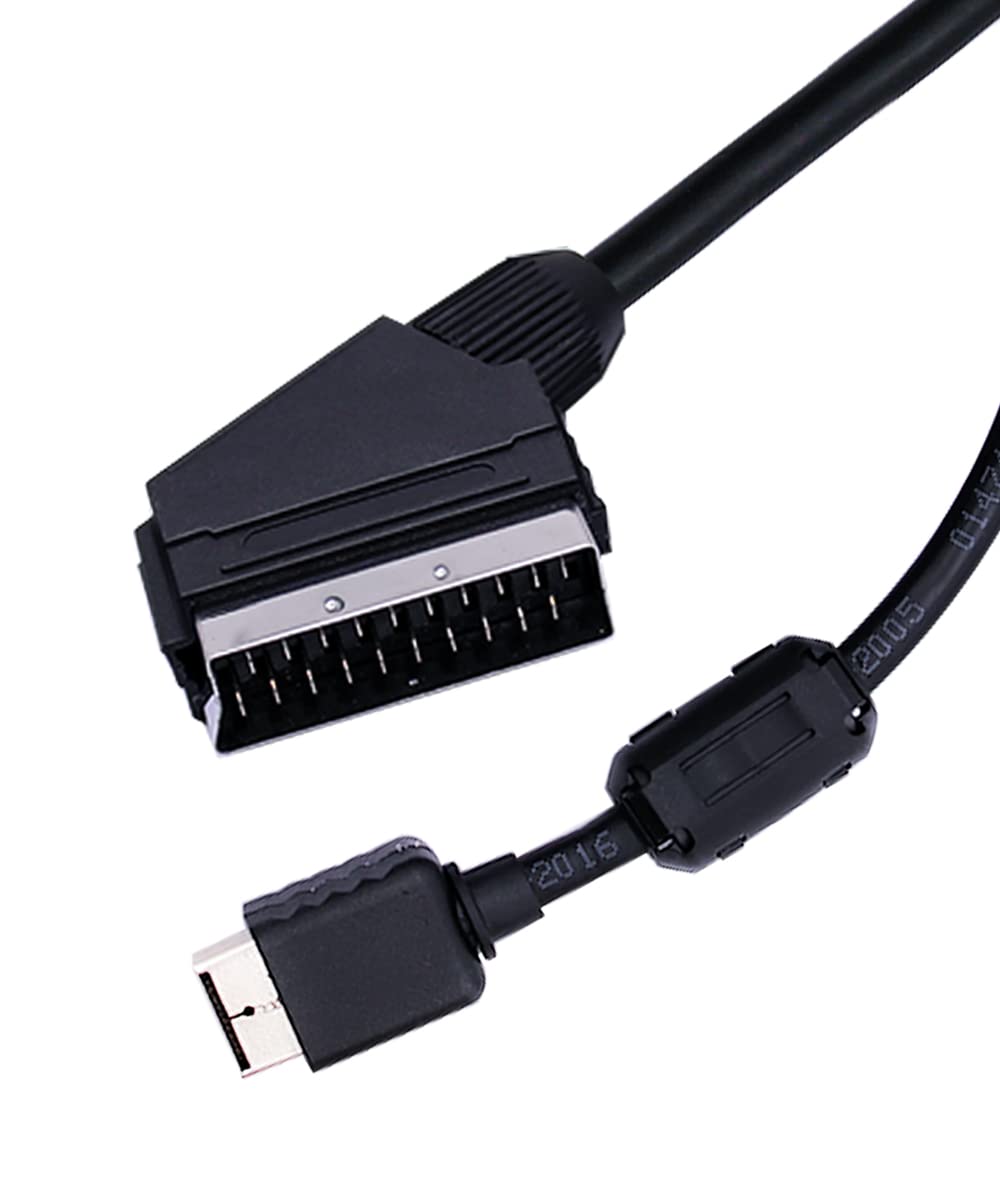 HTDYOO RGB SCART Cable compatible for PS1/2/3(3.28 Feet)