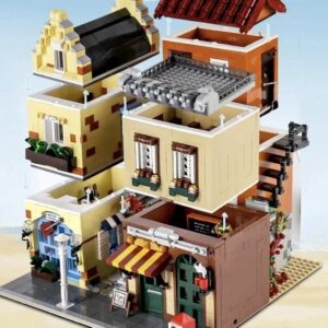 General Jim's Building Blocks Lighted Music Store Coffee Cafe Shop and Lounge Modular Building Blocks Bricks Set | Compatible with Lego City Sets