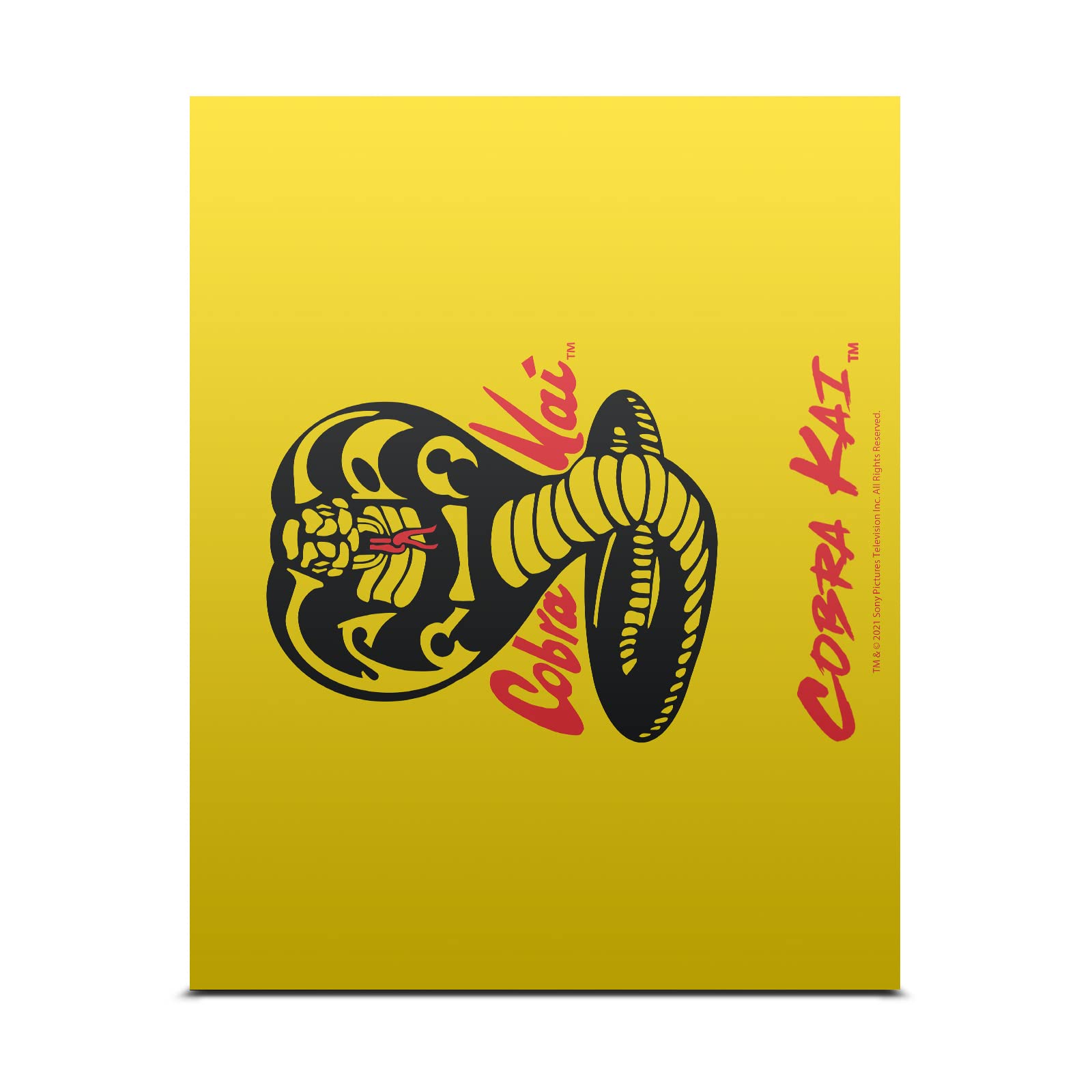 Head Case Designs Officially Licensed Cobra Kai Logo Iconic Vinyl Sticker Gaming Skin Decal Cover Compatible With Xbox One X Console