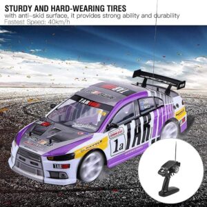 QIYHBVR GT RC Drift Racing Car 1/10 Scale Remote Control Drift Car Toy Gift for Kids, 4WD High Speed Sport Racing Car RC Vehicle Electric Drifting Race Car Remote Control Toy Racing Car