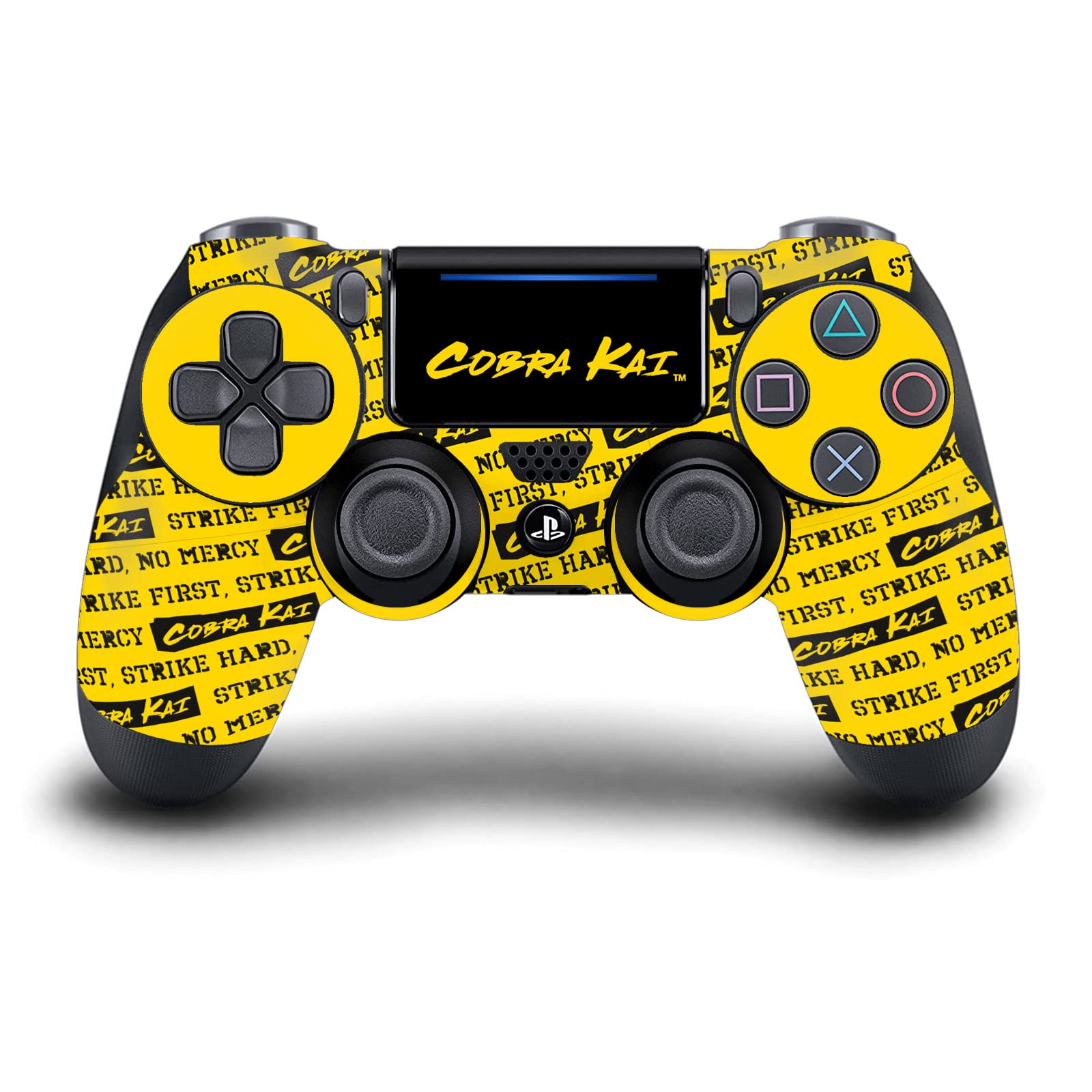 Head Case Designs Officially Licensed Cobra Kai Logo Iconic Vinyl Sticker Gaming Skin Decal Cover Compatible With Sony PlayStation 4 PS4 DualShock 4 Controller