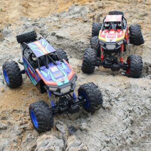 QIYHBVR RC Cars 23”Large Remote Control Car, 6WD All Terrains Electric Toy Off Road RC Car Vehicle Truck Crawler with Metal Shell for Boys Kids and Adults