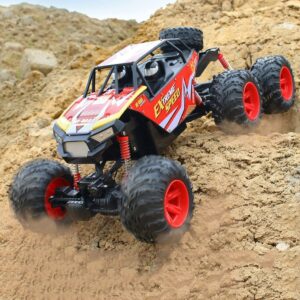 QIYHBVR RC Cars 23”Large Remote Control Car, 6WD All Terrains Electric Toy Off Road RC Car Vehicle Truck Crawler with Metal Shell for Boys Kids and Adults