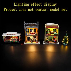 GEAMENT LED Light Kit Compatible with Holiday Main Street - Lighting Set for Creator 10308 Building Model (Model Set Not Included)