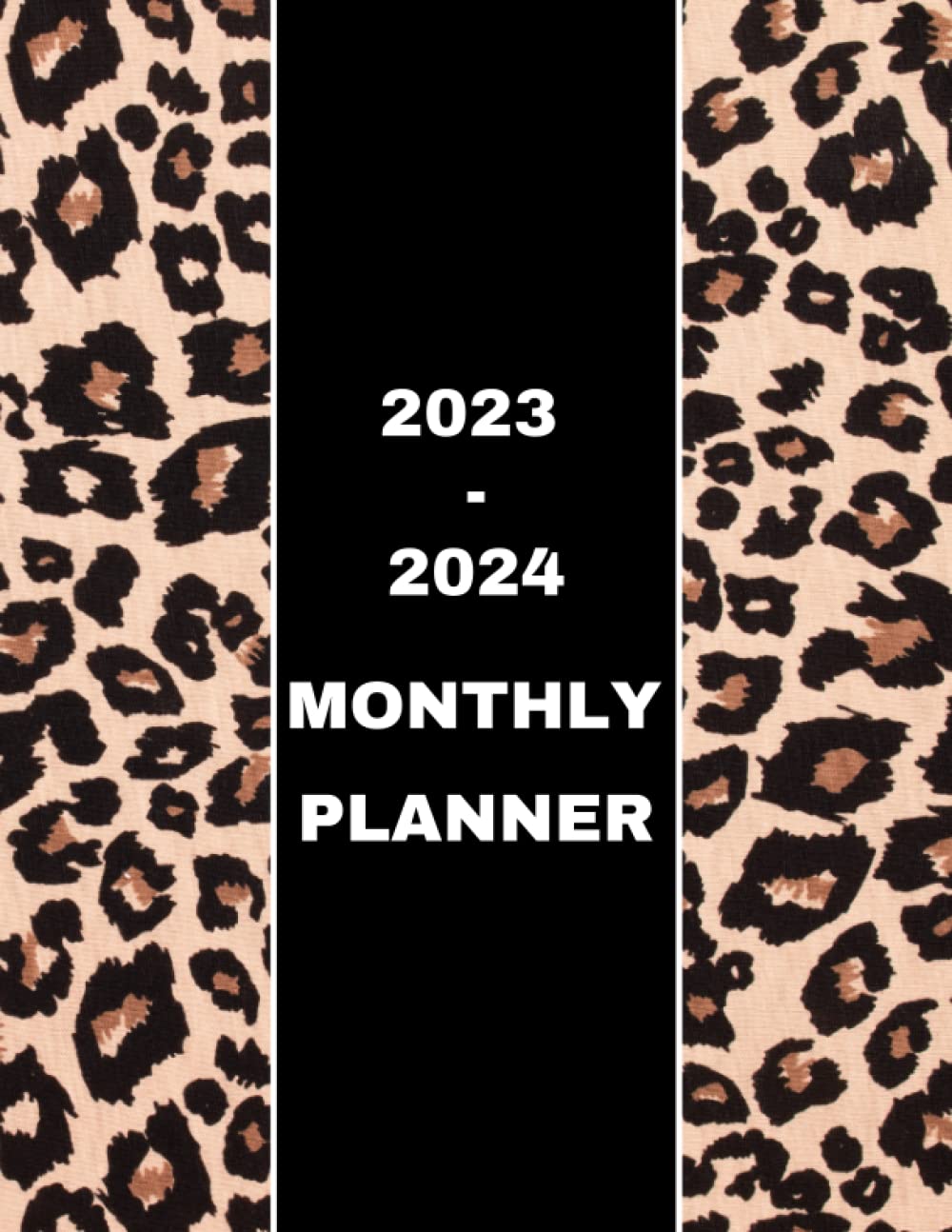 2023-2024 Monthly Planner: Jan 2023-Dec 2024 Monthly Planner, 2 Year Monthly Calendar 2023-2024, Leopard Print Monthly Planner