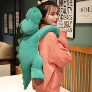 Hronsa Weighted Stuffed Animals, 19.7in 3.3lbs Weighted Dinosaur Plush Cute Dinosaur Stuffed Animals Toy Weighted Plush Animals Pillow for Adults Boys Girls