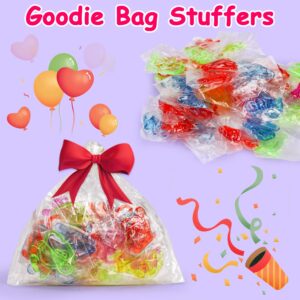 100PCS Glitter Sticky Hands Party Favors for Kids Birthday Supplies Halloween Goodie Bag Stuffers Classroom Treasure Box Carnival Prizes Bulk Treat Gift Trinkets Pinata Filler Stuff Mini Stretchy Toys