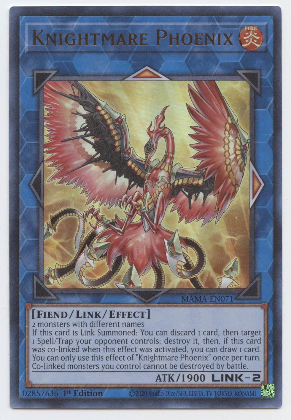 Knightmare Phoenix - MAMA-EN071 - Ultra Rare - 1st Edition