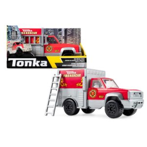 tonka 06189 steel classics rescue truck, kids construction toys for boys and girls, vehicle toys for creative play, toy trucks for children aged 3 +