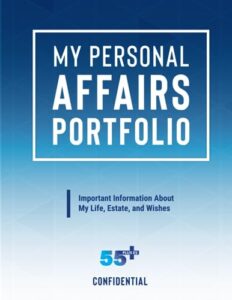 my personal affairs portfolio: everything you need to know about my important information, estate, wishes, passwords, pets, and more