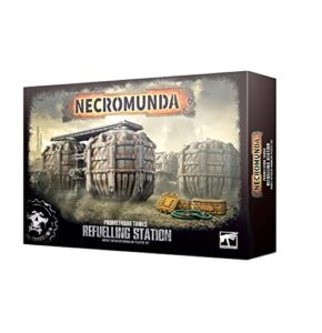 games workshop necromunda: promethium tanks refuelling station