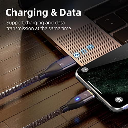 BoxWave Cable Compatible with Polyend Play - MagnetoSnap PD AllCharge Cable (100W), Magnet PD 100W Charging Cable USB Type-C Micro USB for Polyend Play - Jet Black