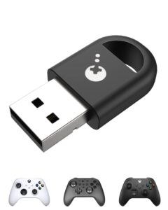 gulikit 2.4g bluetooth adapter controllers wireless (kingkong, king kong 2 pro & 2), zen pro controller, supports windows7/8/10/11, black, pc02