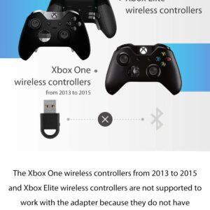 GuliKit 2.4G Bluetooth Adapter Controllers Wireless (Kingkong, King Kong 2 Pro & 2), Zen Pro Controller, Supports Windows7/8/10/11, black, PC02