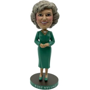 icon heroes rose nylund golden girls betty white green dress bobblehead - individually numbered to only 1,000