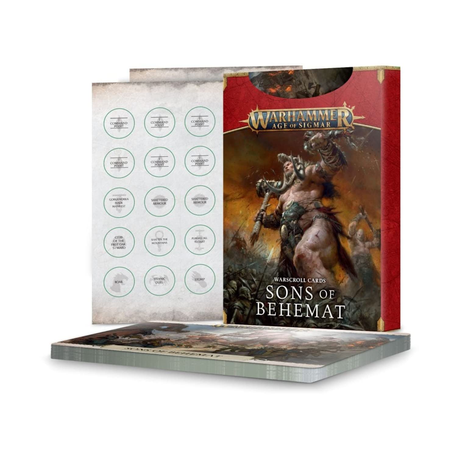 Games Workshop Warhammer Age of Sigmar: Warscroll Cards - Sons of Behemat