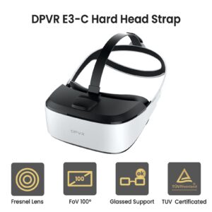 DPVR E3C Virtual Reality Headset, VR Set for Business of Egg Seats Headset, VR Simulator Riders, Moto, Time Machine 6 Seats and VR Flying, VR Headsets Not for Personal User