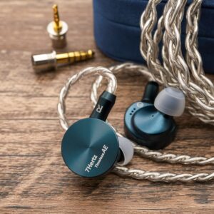 HiFiGo 7HZ Timeless AE 14.2mm Planar in-Ear Monitors IEMs, Upgraded for Bass, Treble and Cable (Timeless AE)