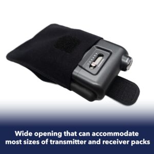 URSA Live Pouch: Premium Belt & Instrument Strap Pouch for Wireless Transmitters & Receivers. Quick and Secure Removal and Attachment. Compatible with Line 6, Sennheiser, Shure & More (Medium)