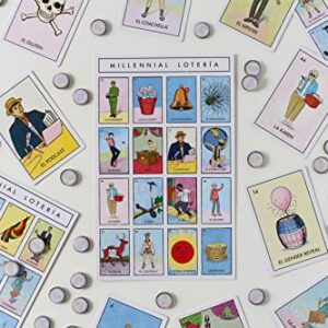 Blue Star Press Millennial Loteria Game: Family Fiesta Edition Mexican Bingo