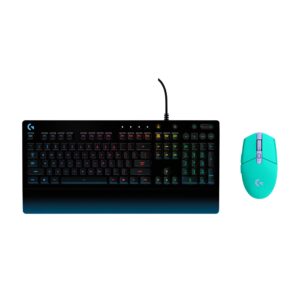 logitech g305 lightspeed wireless gaming mouse + g213 prodigy gaming keyboard bundle - mint