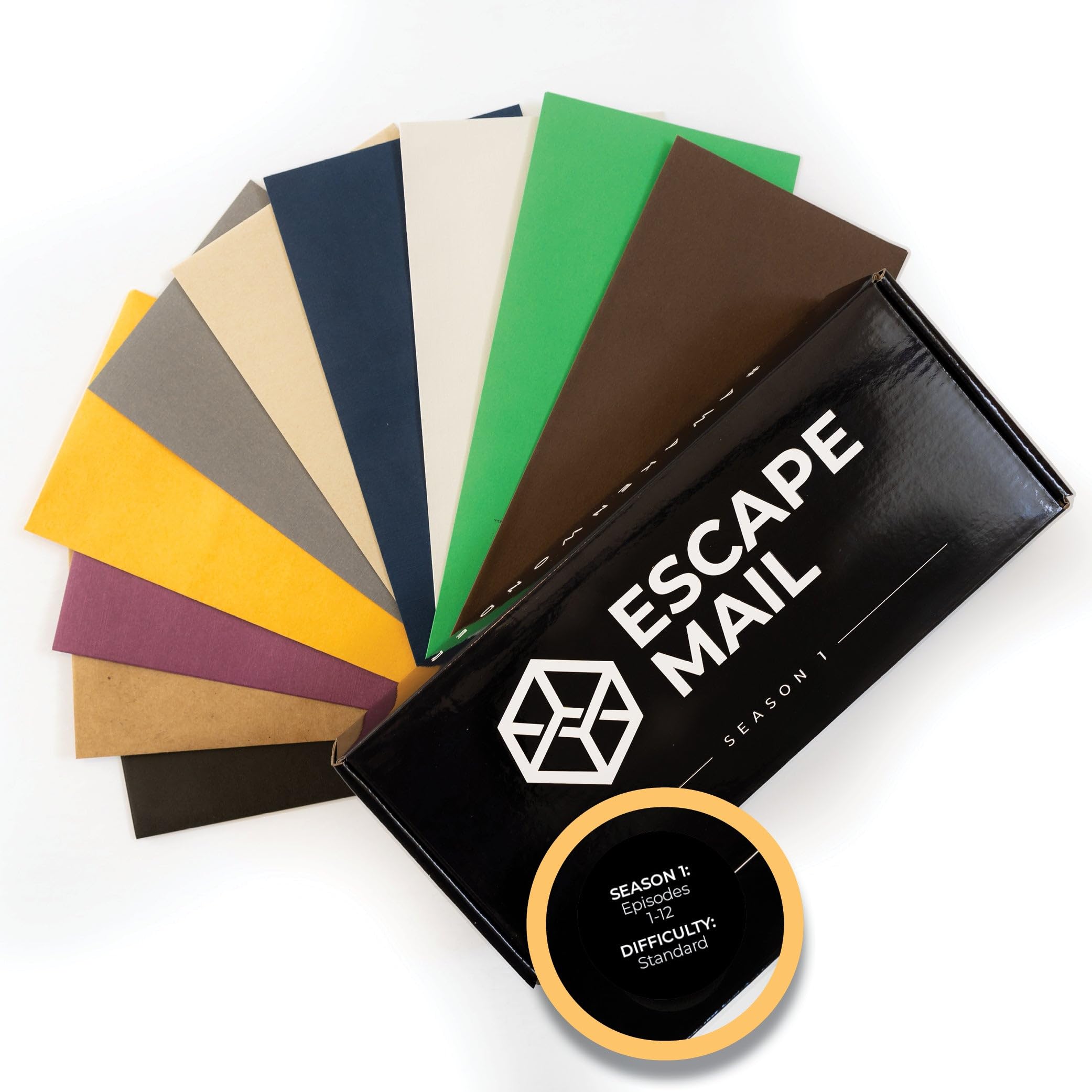 Escape Mail: Binge Bundle - Gripping Escape Room Game in an Envelope, Immersive Storyline The Family Will Love Or for Date Night, Age 10+ (Standard Difficulty, Episodes 2-12)