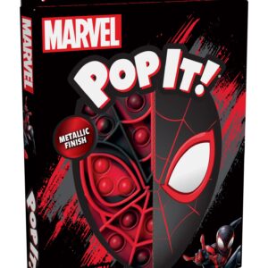 Buffalo Games - Pop It! - Spider-Man Marvel Miles Morales Metallic